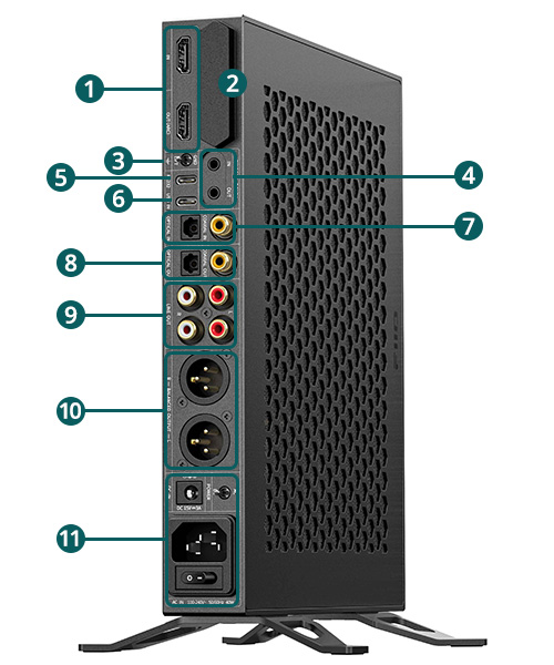 Schéma de la connectique du FIIO K19